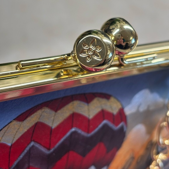 Anuschka Multicolor Hot Air Balloon Crossbody NWT - Picture 10 of 13